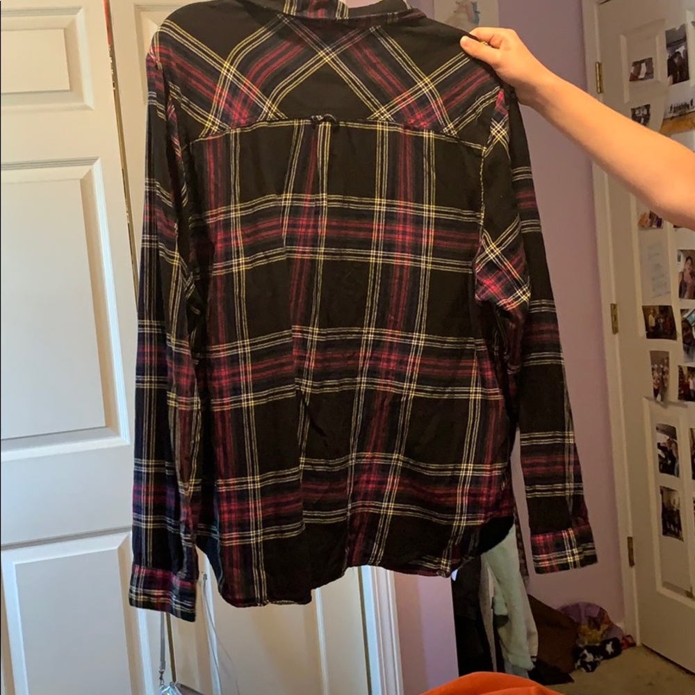 Black soft flannel - Picture 2 of 2
